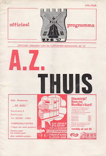AZ Programma 5-mei-1974 NEC thuis